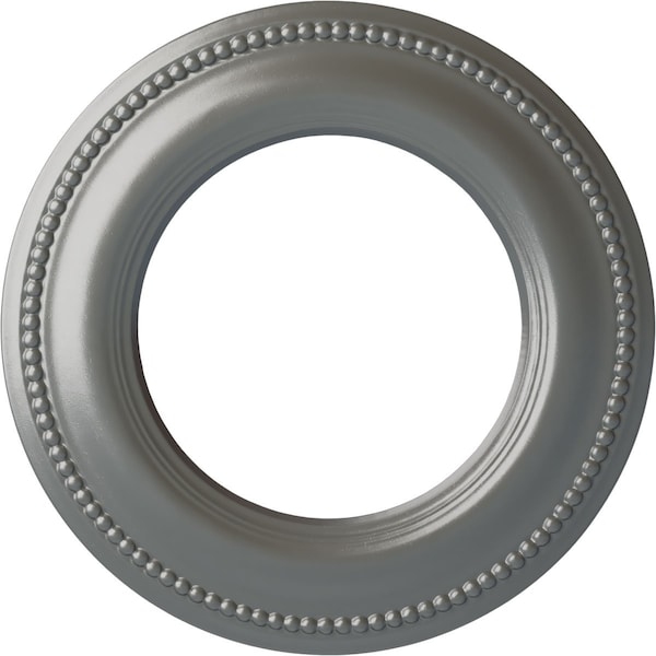 Ekena Millwork Bradford Classic Ceiling Medallion (Fits Canopies up to 8 5/8"), 13"OD x 7 1/2"ID x 3/4"P, Silver CM13BRSLS - main